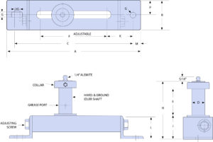 Murray Tensioners Adjusto-Screw Diagram